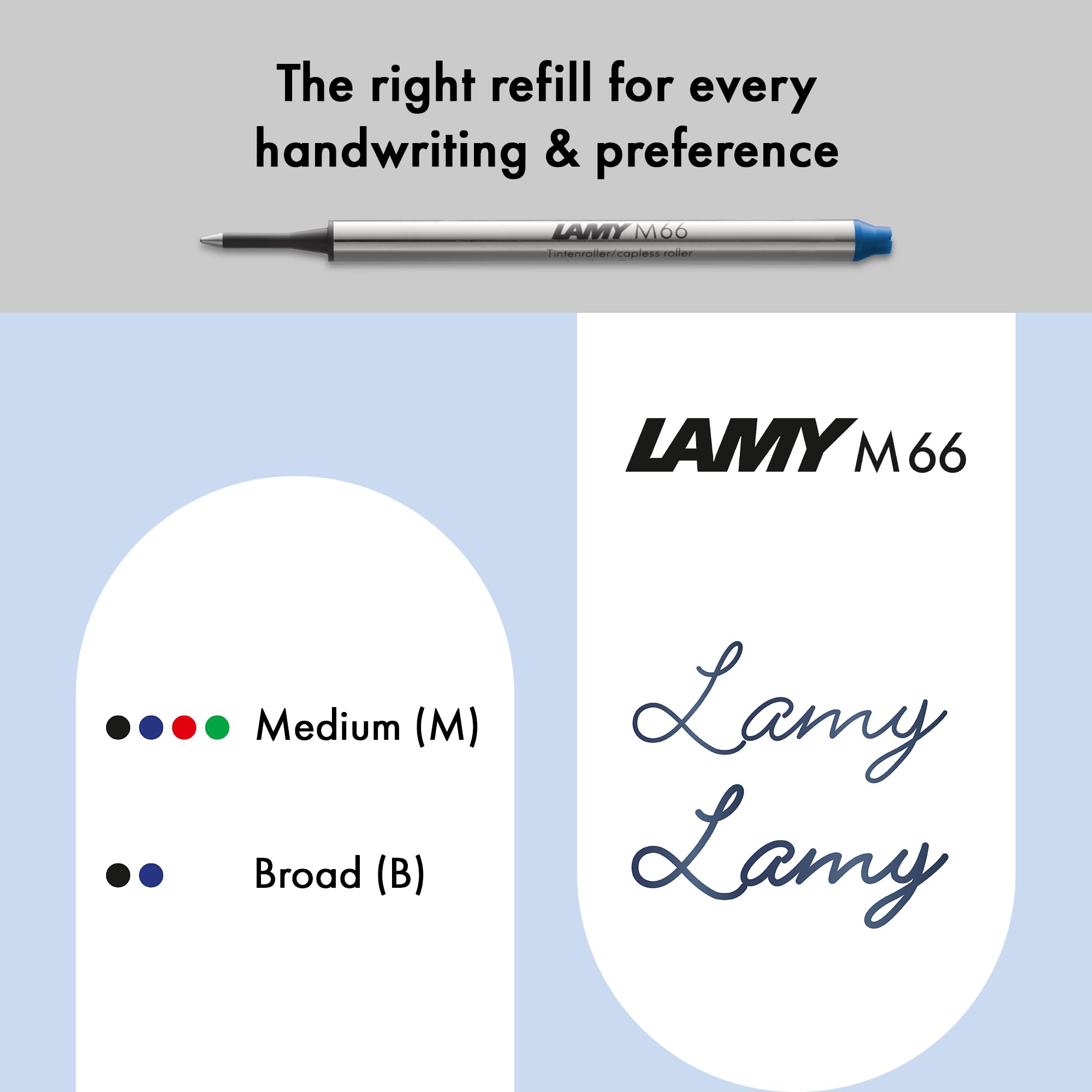 1226055 Lamy Swift Model 334 Rollerball Pen Point, Imperial Blue - Image 4