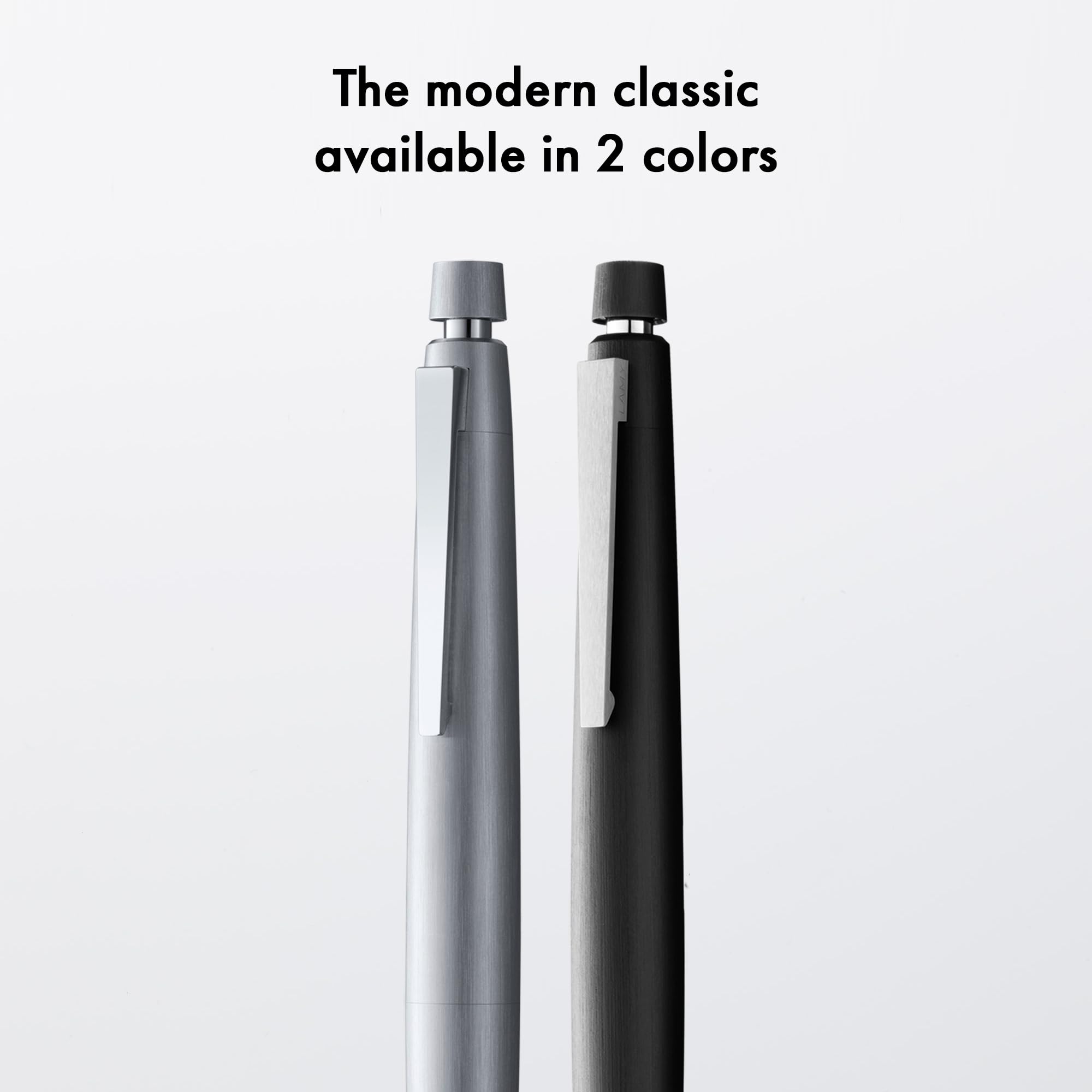 Lamy 2000 black - elegant mechanical pencil in a satin-finish fibreglass casing - perfectly balanced - pencil M 41 fine-line refill in line width 0.5 mm & eraser tip - Image 5