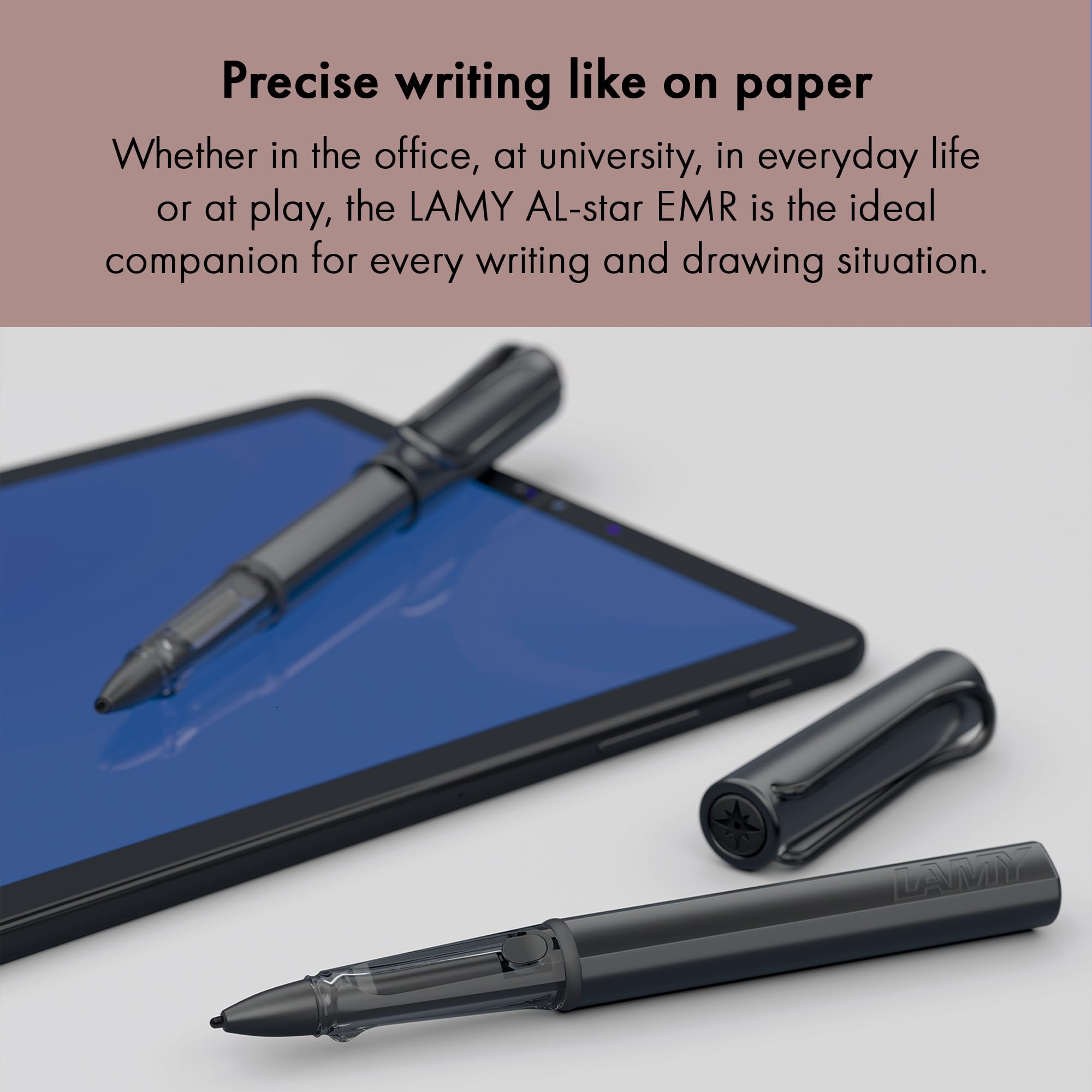 LAMY AL-star EMR Stylus Pen replacement tips (4 pcs.) - replaceable LAMY Z107 EMR Pen PC/EL pointier tip - ideal for smooth (glossy) surfaces - 0.35 mm tip radius - Image 3