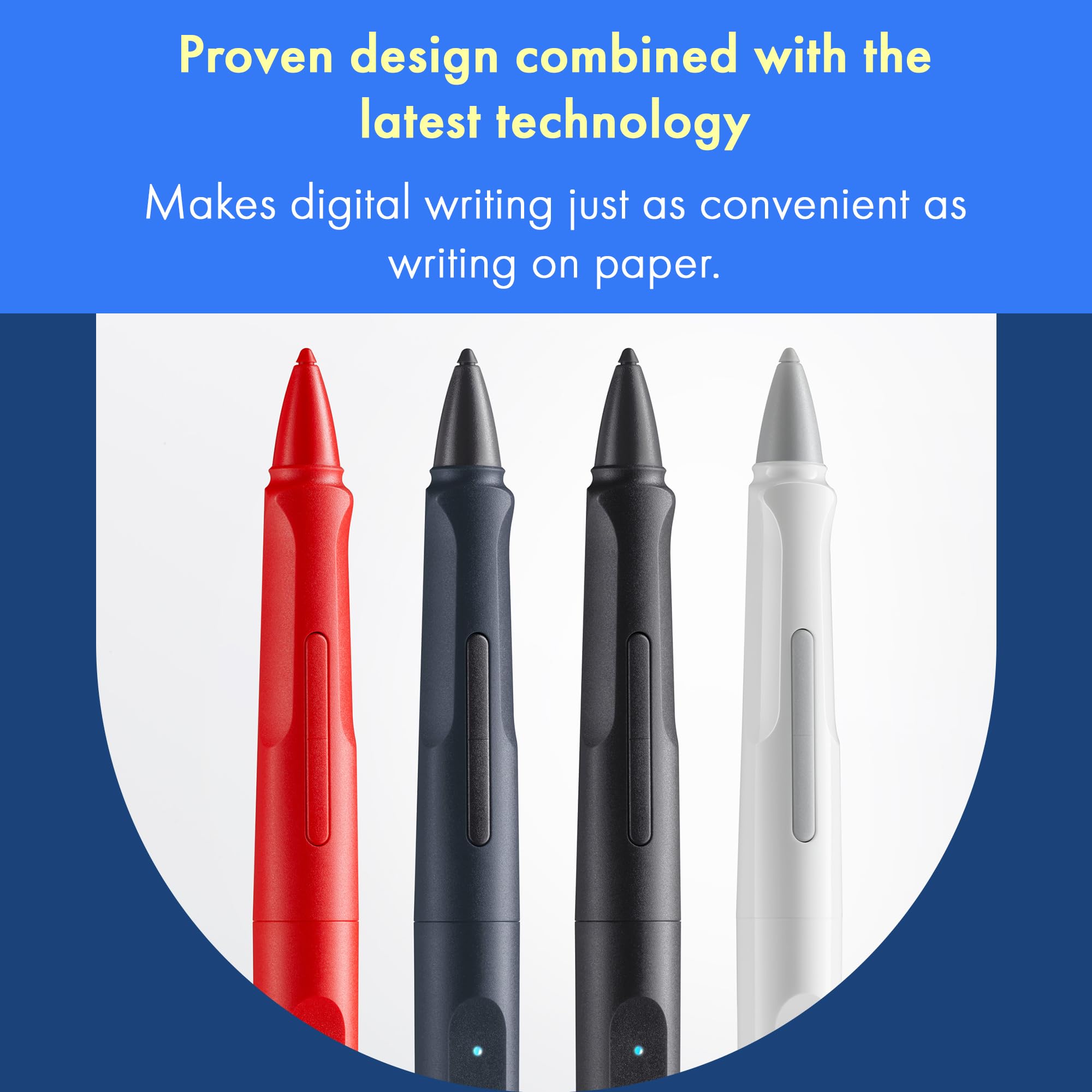 LAMY Safari Note+ All Black iPad Pen - Stylus Pen with Palm Rejection, tilt Sensitivity & Ergonomic Grip - Compatible with Various iPad Models & Generations - up to 10 Hours Battery Life - Image 9