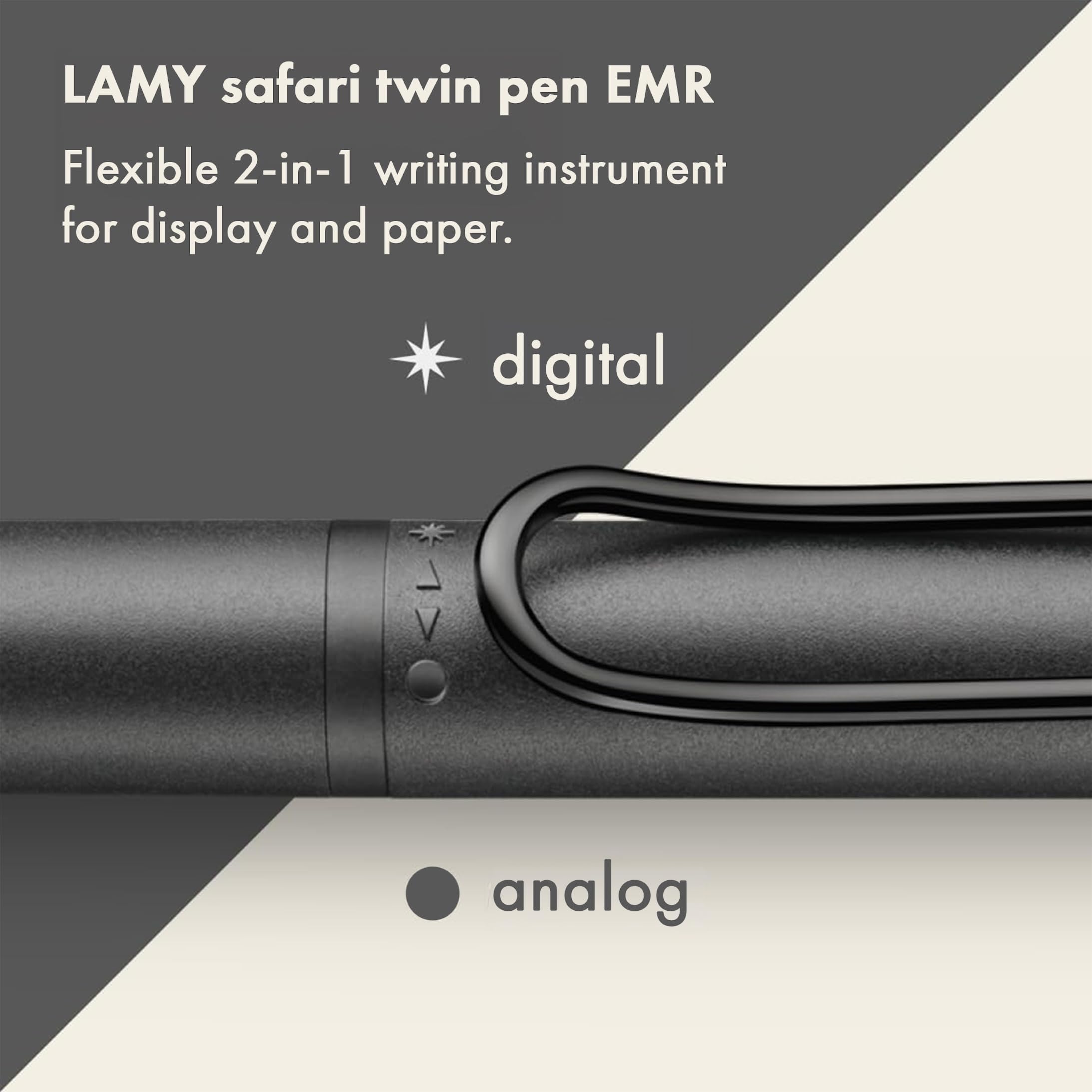 LAMY Safari Twin Pen EMR Stylus Pen Replacement Tips (4 pcs.) - Replaceable LAMY Z103 EMR Pen POM Round tip - Ideal for Rough (Matte) Surfaces - 0.7 mm tip Radius - Image 3