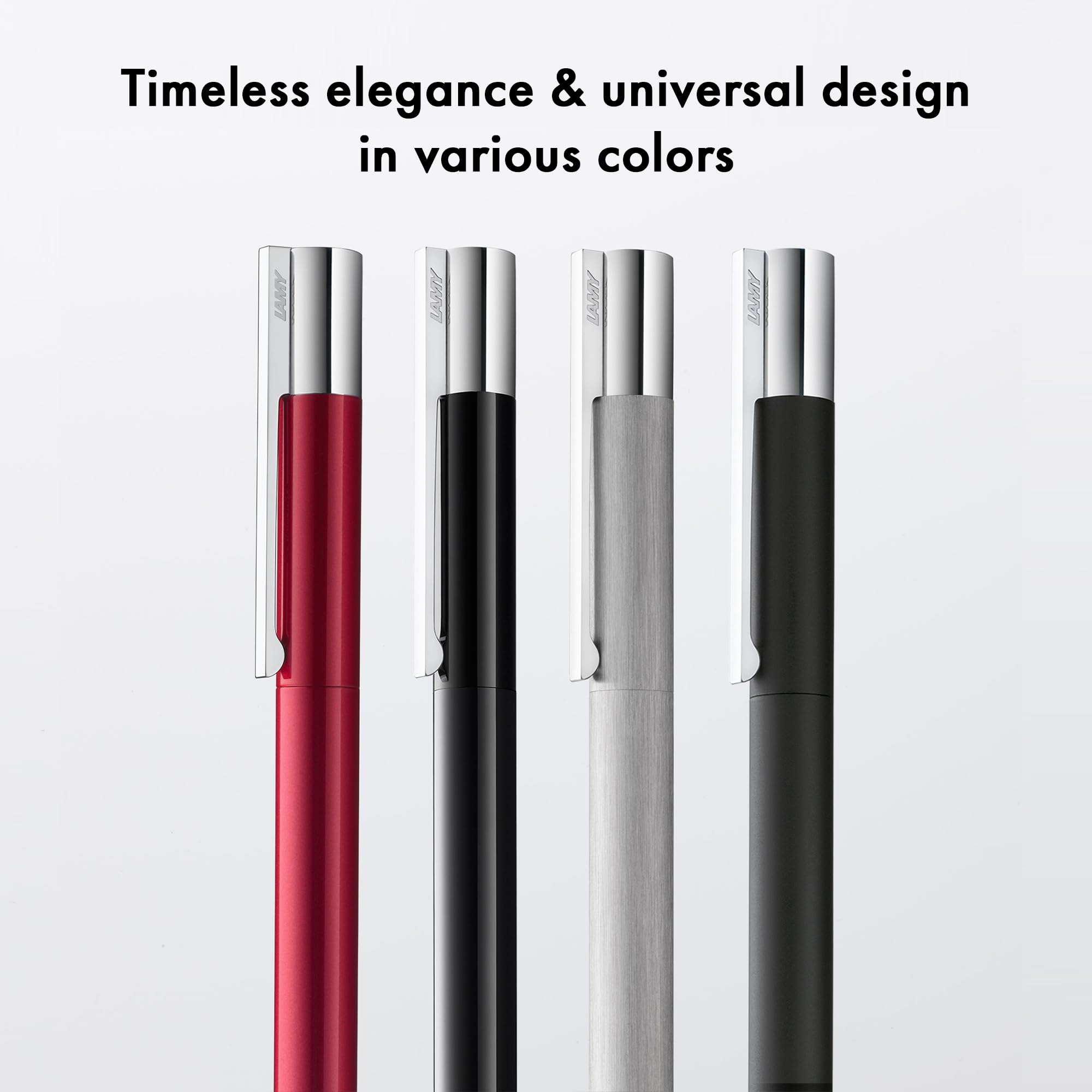 Lamy scala pianored - puristic Ballpoint Pen in line width M - robust all-metal body & glossy lacquer finish - incl. large capacity refill M 16 in black - Image 5