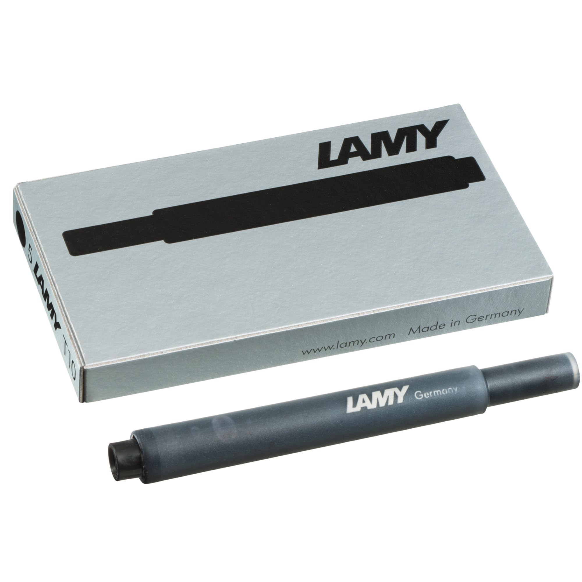 LAMY T10 Ink cartridges with Large Ink Capacity - Suitable for All Lamy Fountain Pen Models - Contents 1.25 ml per Cartridge - 5 Pieces per Pack - Ink Color Black - Image 4