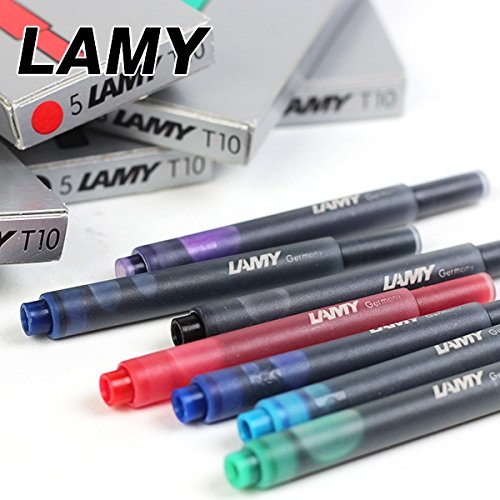 Marketfair Lamy Assorted Fountain Pen Ink Cartridges, 7 Packs, 35 Cartridges AL Star,Safari - Image 5